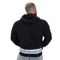 Brachial Zip-Hoody "Rude" schwarz