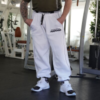 Brachial Sporthose "Spacy" weiß/schwarz 2XL