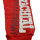 Brachial Zip-Hoody "Gym" rot/weiß