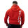 Brachial Zip-Hoody "Gym" rot/weiß