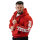 Brachial Zip-Hoody "Gym" red/white