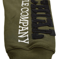 Brachial Zip-Hoody "Gym" military green/schwarz