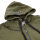 Brachial Zip-Hoody "Gym" military green/schwarz