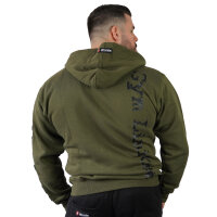 Brachial Zip-Hoody "Gym" military green/black XL