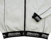 Brachial Zip-Hoody "Spacy" white/black XL