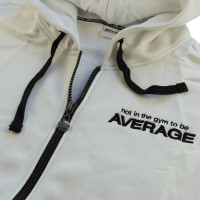 Brachial Zip-Hoody "Spacy" weiß/schwarz 4XL