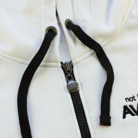 Brachial Zip-Hoody "Spacy" weiß/schwarz 4XL