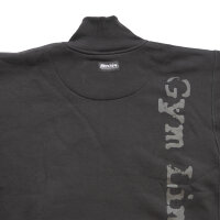 Brachial Zip-Sweater "Gym" schwarz/schwarz