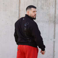 Brachial Zip-Sweater "Gym" schwarz/schwarz