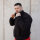 Brachial Zip-Sweater "Gym" schwarz/schwarz