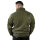 Brachial Zip-Sweater "Gym" military green/schwarz