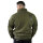 Brachial Zip-Sweater "Gym" military green/schwarz L