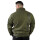 Brachial Zip-Sweater "Gym" military green/schwarz 2XL