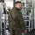 Brachial Zip-Sweater "Gym" military green/schwarz 2XL