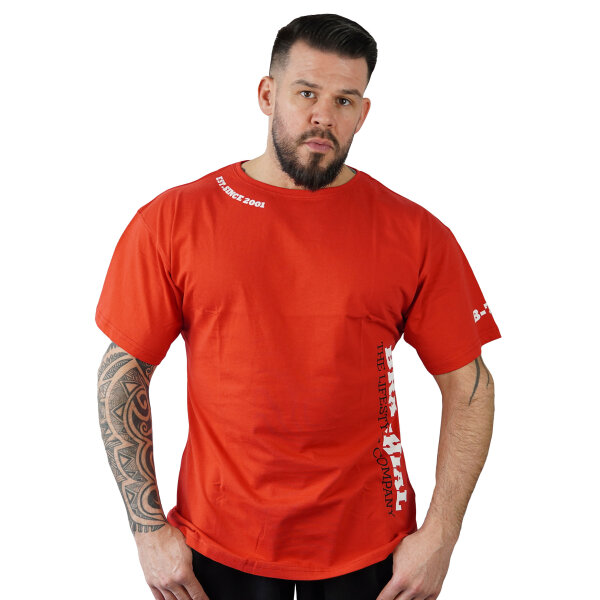 Brachial T-Shirt "Gym" red/white 4XL