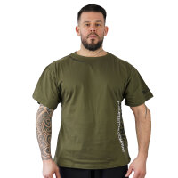 Brachial T-Shirt "Gym" military green/schwarz M