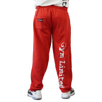 Brachial Tracksuit Trousers "Gym" red/white