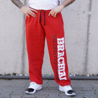 Brachial Tracksuit Trousers "Gym" red/white