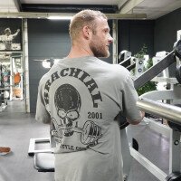 Brachial T-Shirt "Hungry" grau/schwarz XL