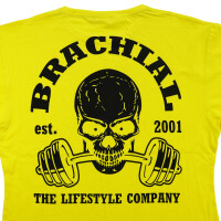 Brachial T-Shirt "Hungry" gelb/schwarz S