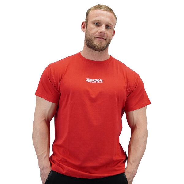 Brachial T-Shirt "Middle" red/white