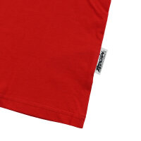 Brachial T-Shirt "Middle" rot/weiß