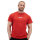 Brachial T-Shirt "Middle" rot/weiß