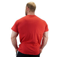 Brachial T-Shirt "Middle" rot/weiß L