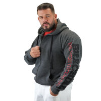 Brachial Zip-Hoody "Gym" darkgreymelounge/black