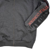 Brachial Zip-Hoody "Gym" darkgreymelounge/black