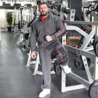 Brachial Sporthose "Gym" dunkelgrau melounge/schwarz L