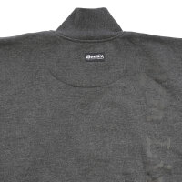 Brachial Zip-Sweater "Gym" dunkelgrau melounge/schwarz