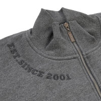 Brachial Zip-Sweater "Gym" darkgreymelounge/black