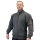 Brachial Zip-Sweater "Gym" dunkelgrau melounge/schwarz