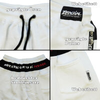 Brachial Tracksuit Trousers "Rude" white