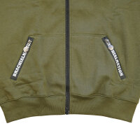 Brachial Zip-Hoody "Rude" military green