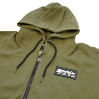 Brachial Zip-Hoody "Rude" military green