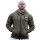 Brachial Zip-Hoody "Rude" military green