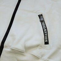 Brachial Zip-Hoody "Rude" weiß
