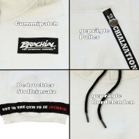 Brachial Zip-Hoody "Rude" white