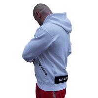 Brachial Zip-Hoody "Rude" weiß