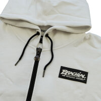 Brachial Zip-Hoody "Rude" white