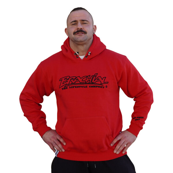 Brachial Hoody "Gain" rot