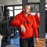 Brachial Hoody "Gain" rot