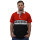 Brachial Polo-Shirt "Nautic" rot/schwarz