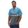 Brachial Polo-Shirt "Nautic" blau/grau