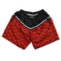 Brachial Badehose "Groove" schwarz/rot