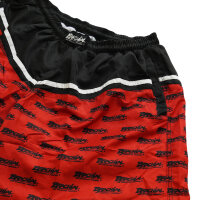 Brachial Badehose "Groove" schwarz/rot