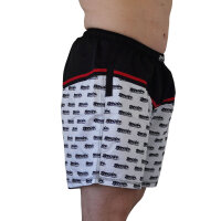 Brachial Badehose "Groove" schwarz/weiß