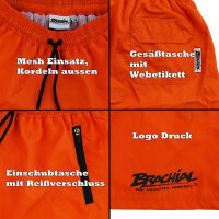 Brachial Badehose "Wave" orange